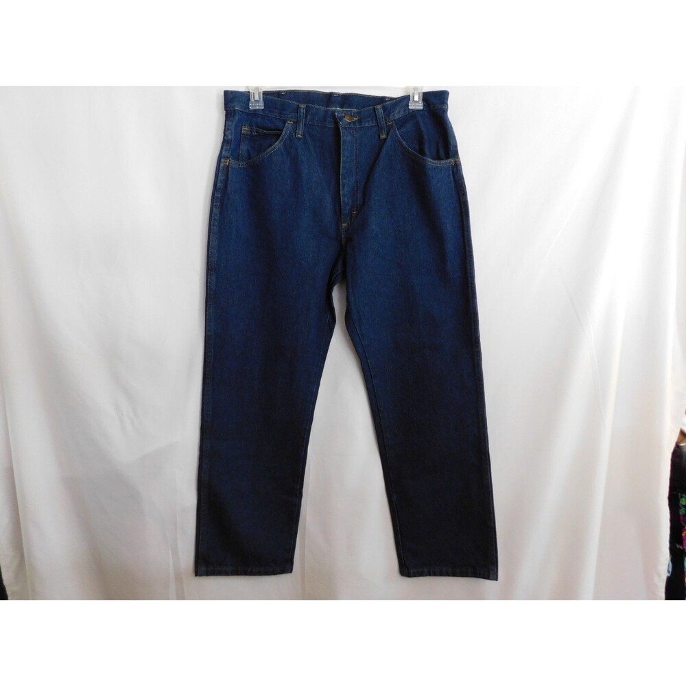 Rustler Jeans Men's Blue Denim Zip Fly Jeans Size 36
